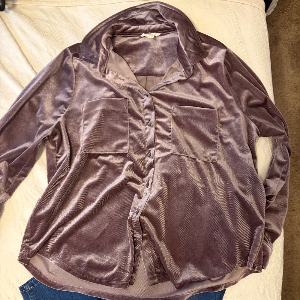 Velvet shirt